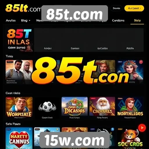 Comparação entre 85t.com e outros sites de jogos