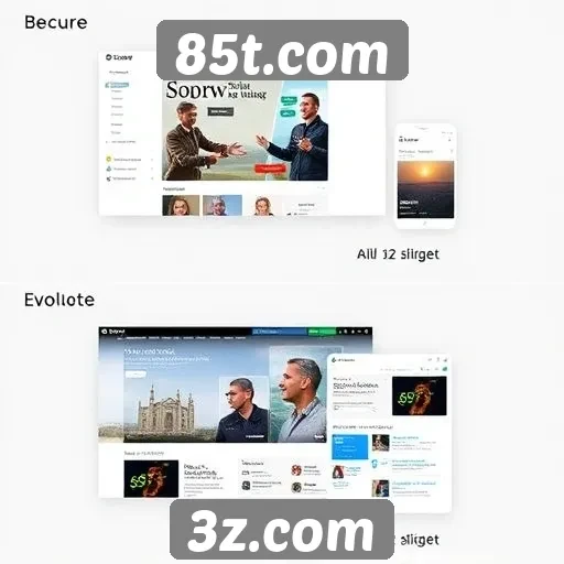 Evolução da interface do 85t.com ao longo do tempo