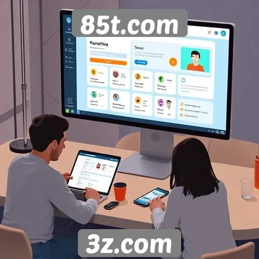 Novos recursos de interação no site 85t.com