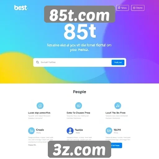 Experiência do usuário no 85t.com e sua interface de navegação